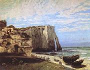 Gustave Courbet The Cliff at Etretat after the Storm (mk09) Spain oil painting artist